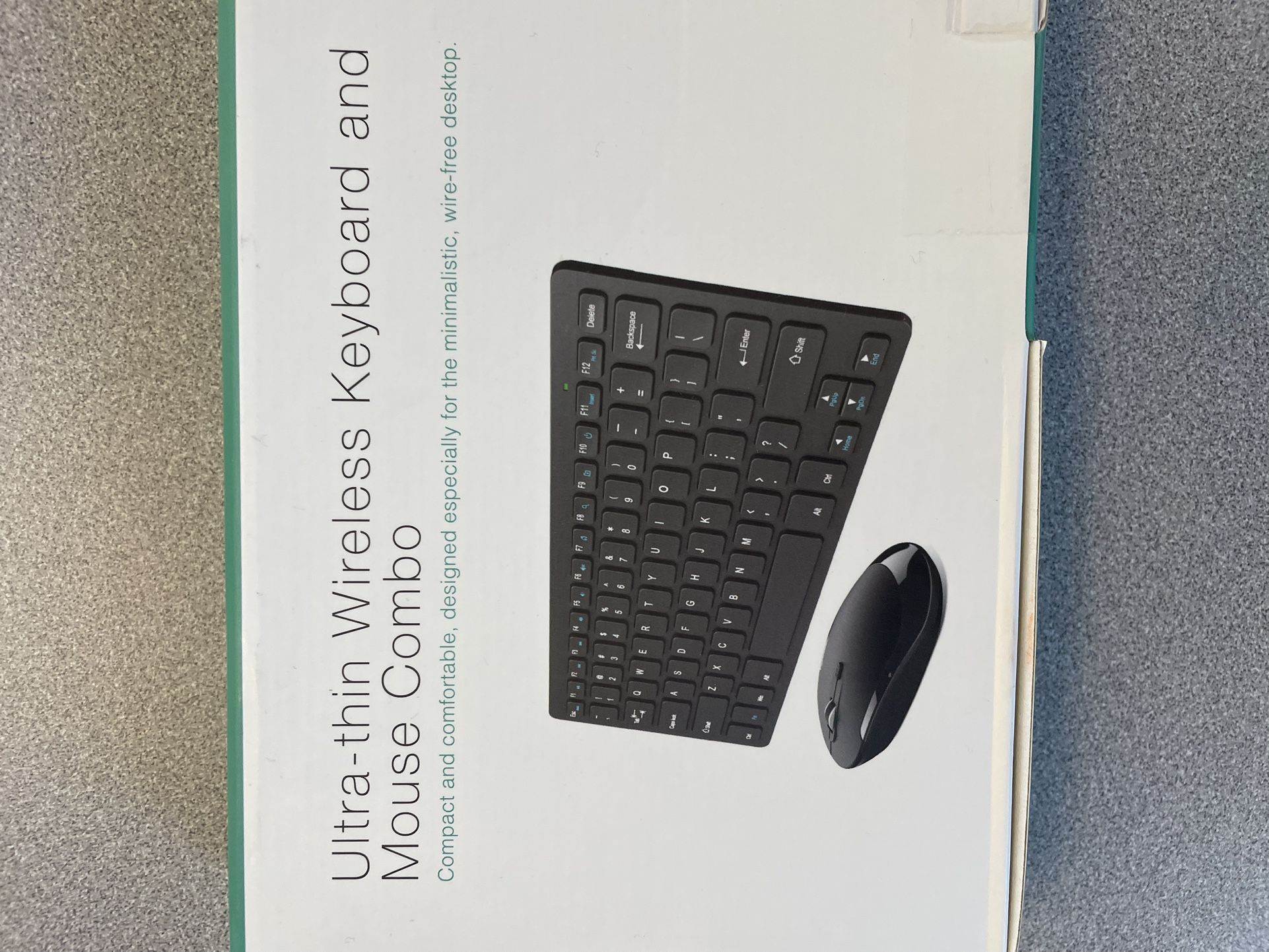 Ultra Thin Wireless Keyboard And Mouse