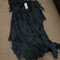 New Fringe Mini Dress