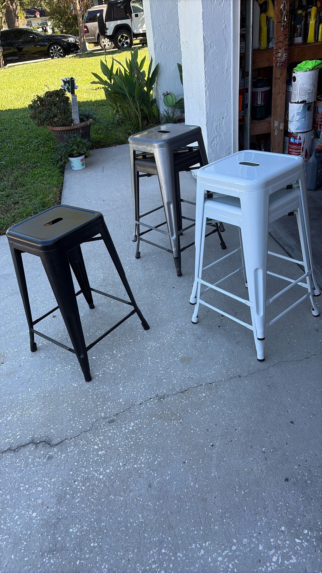 Metal Counter Chairs 