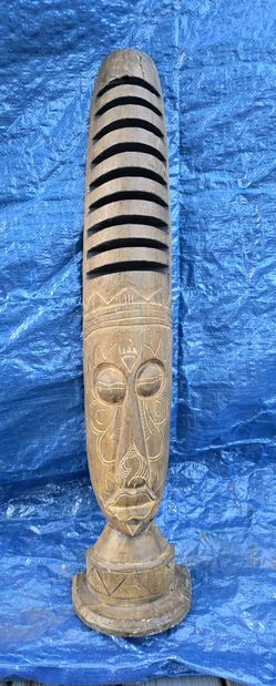 Carved Wooden African Decoration