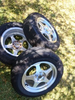 Replica Slipstream Polished Aluminum Rims(15x6.5)(4x100 +35)