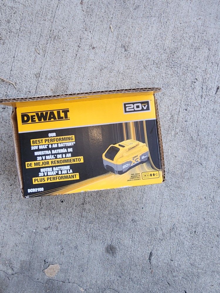 DEWALT
20V MAX XR POWER-Pack Lithium-Ion 8.0Ah Battery