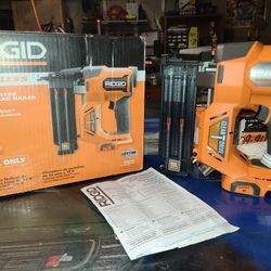 Ridgid CLEAN DRIVE 18v 18guage Brad NAILER.