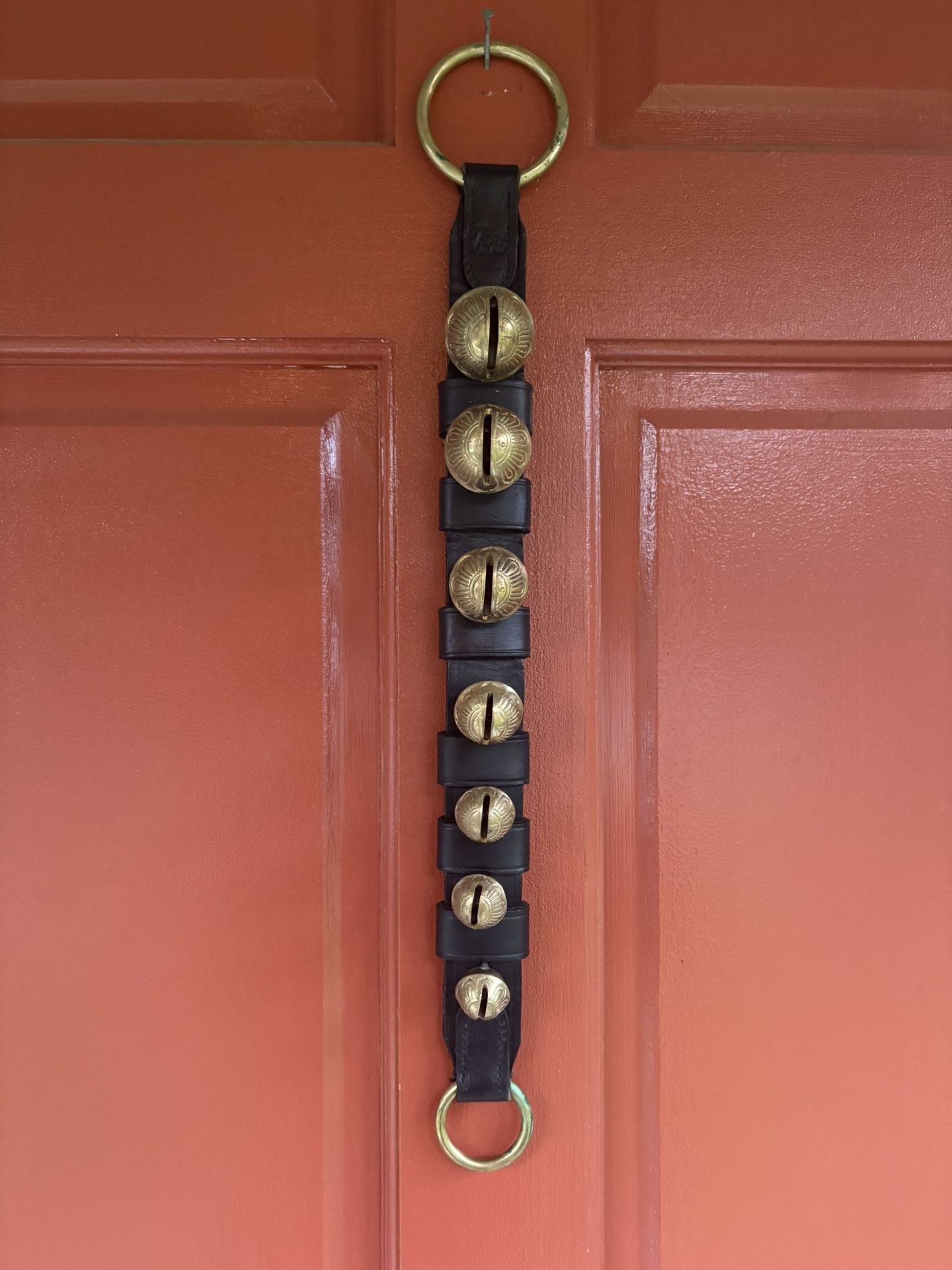 Antique Brass Sleigh Bells