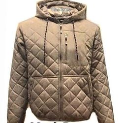 New! Mack Russo Quilted Bomber Hoodie Jacket Size XXL