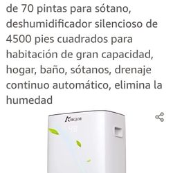 Airjgob Dehumidifier 