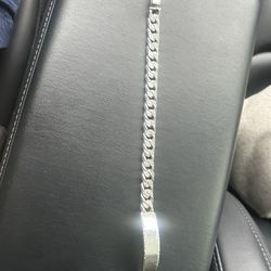 925 silver Cuban bracelet