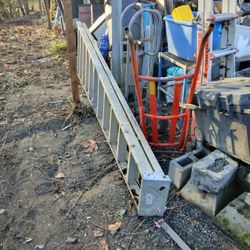 10 Ft Ladder $ 100 Cheap Cause One Foot At Bottom A Little Funky, Still Solid .