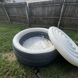 Intex 4 Person Inflatable Square Hot Tub