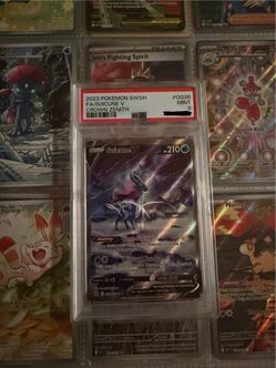 Pokemon Crown Zenith PSA 9 Suicune V Full Art #GG38