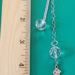 Bell Shaped Candle Snuffer With Two Glads Beads & Religious Cross $10 Firm! Pick-up In Aurora.