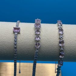 Crystal Necklace & Bracelet Set