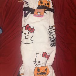 Hello Kitty Faux Halloween Blanket $40
