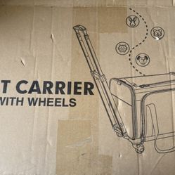Pet Carrier With Wheels
