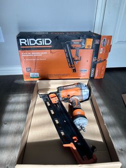 Ridgid 21-Degree 3-1/2 in. Round Head Framing Nailer
