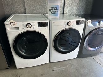 LG THINQ FRONTAL WASHER & GAS DRYER