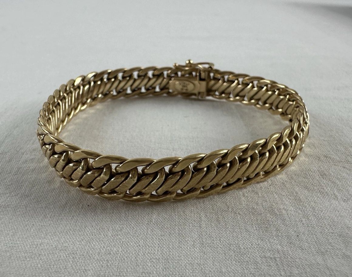 🇮🇹14k Yellow Eternagold EG gold bracelet 7” Chain Made In Italy (10.49g)