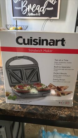 Cuisinart Sandwich Maker never used