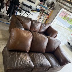 Arizona Leather Couch