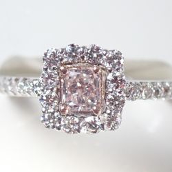 PINK DIAMOND GIA CERTIFIED RING