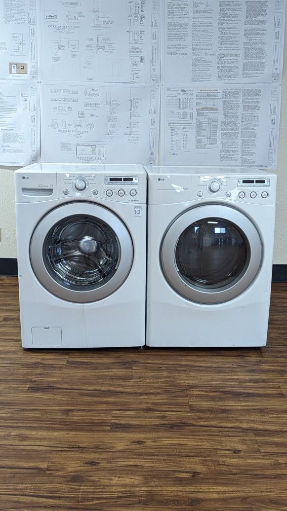 LG Washer And Electric Dryer. Works Great. 45 Days Warranty.