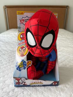 New - Disney Jr Marvel Amazing Friends Secret Reveal Spidey Plush Toy