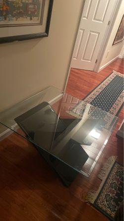 Glass Living room table Black 36”square