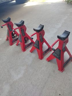 Set of four jack stands