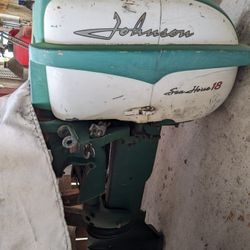 1950's Johnson 18hp Outboard Motor 