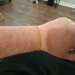 18 Kt Gold Italian Bracelet
