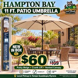 BRAND NEW! Hampton Bay 11-Ft Patio Umbrella