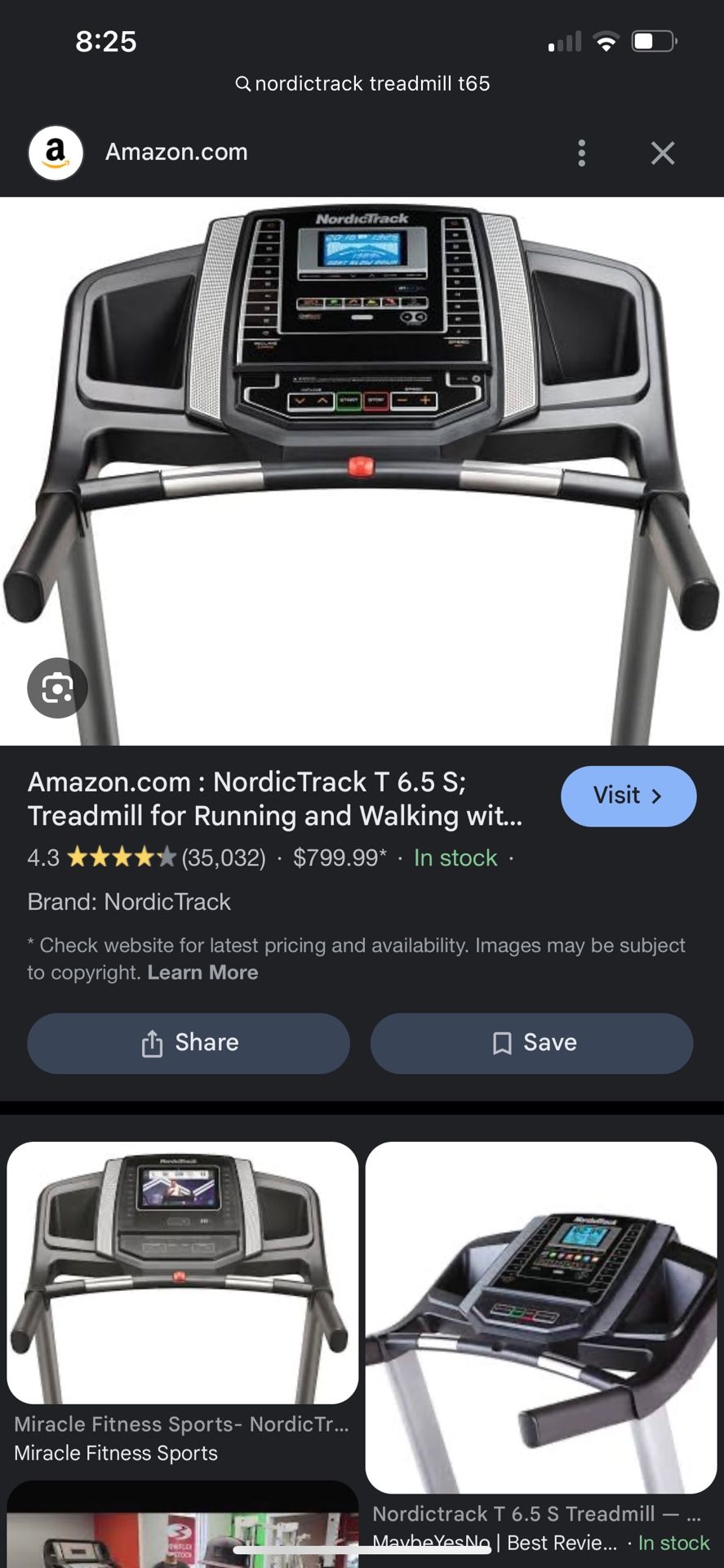 Nordic track 6.5 S