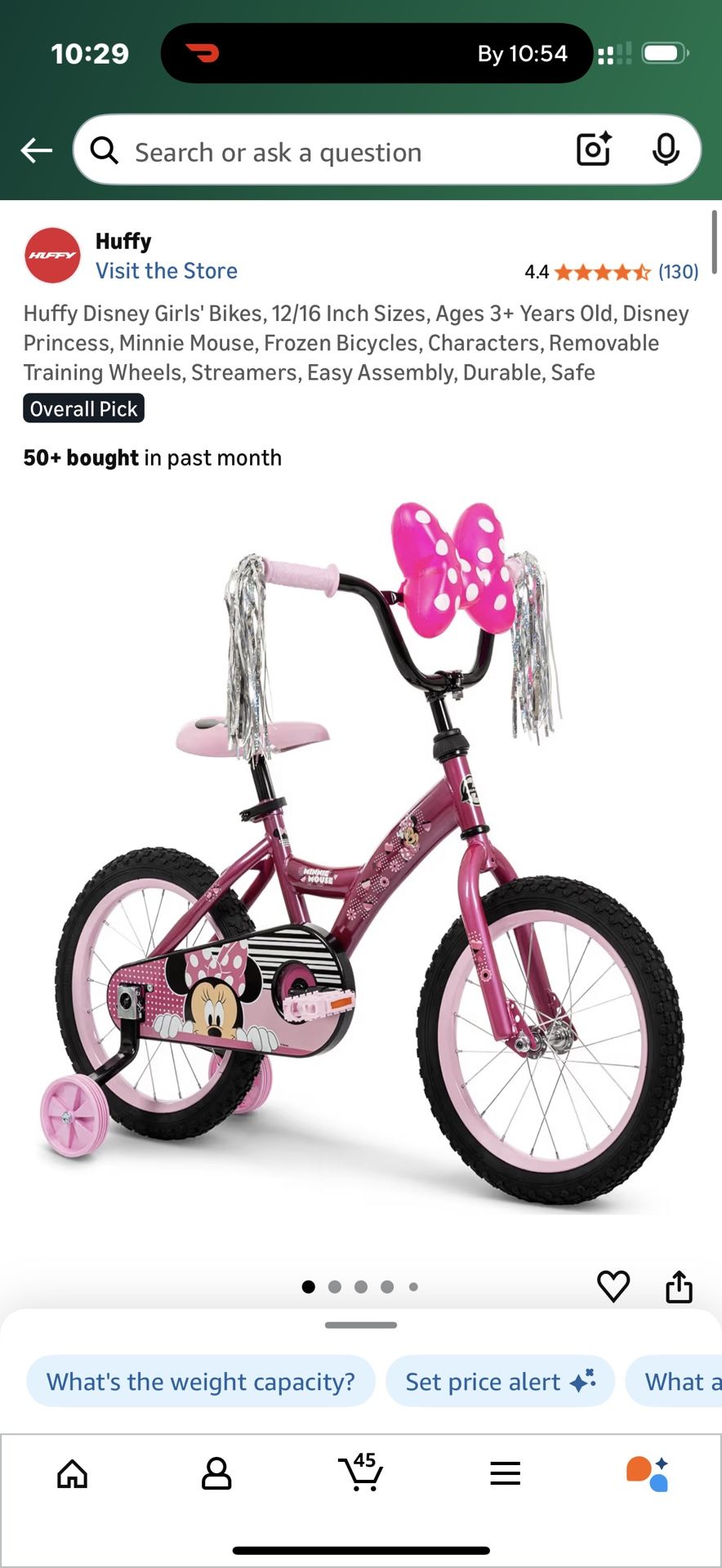 Huffy Disney Girls Bike
