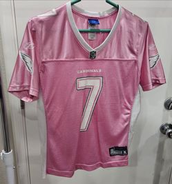 REEBOK Arizona Cardinals Matt Leinart # 7 NFL PINK Jersey Womens M