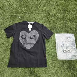 Black And Dark Grey Cdg Shirt 