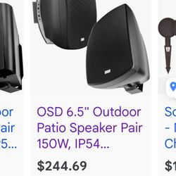 New Outdoor OSB Speakers 