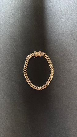 14k Miami Cuban link bracelet