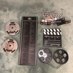 MEDIA ROOM DECORATIONS  (7 Pieces)