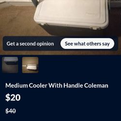 Coleman Cooler