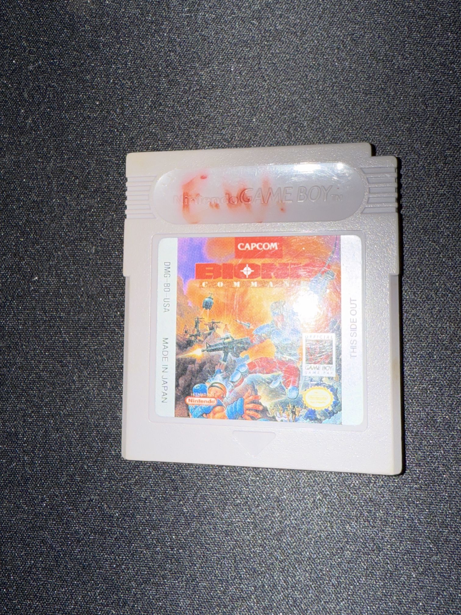 Bionic Commando Nintendo Game Boy Authentic Works Great