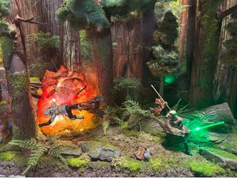 Custom Star Wars Diorama from the Return of the Jedi
