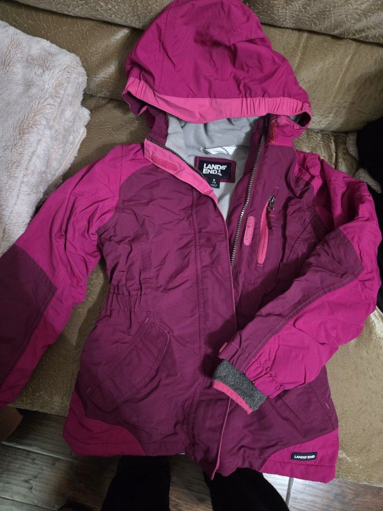Ski Jacket Girls 7/8 Lands End