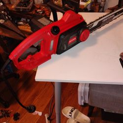 Craftsman 16-in Electric Chainsaw Used Once To Cut A Couple Branches Haven't Used It Since So Time To Get Rid Of It I Paid $189 For It Asking A Hundre