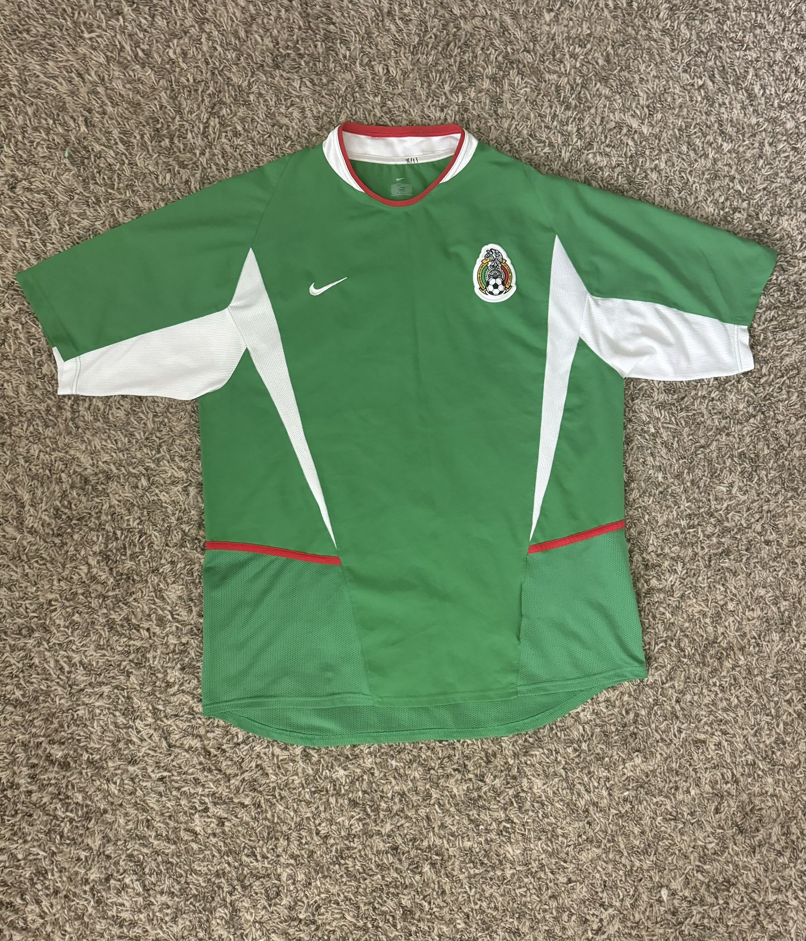 Authentic Nike Mexico National Soccer Jersey 2003 2004