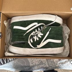 Vans Sk8 Hi Pig Suede Douglas Fir 9.5