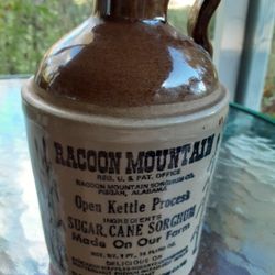 Small Stone Wear Jug...vintage Made In U.s.a....racoon Mountain Alabama