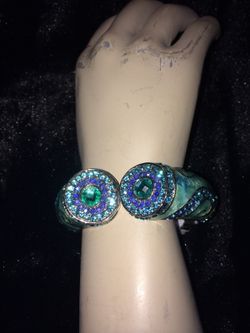 Teal bracelet