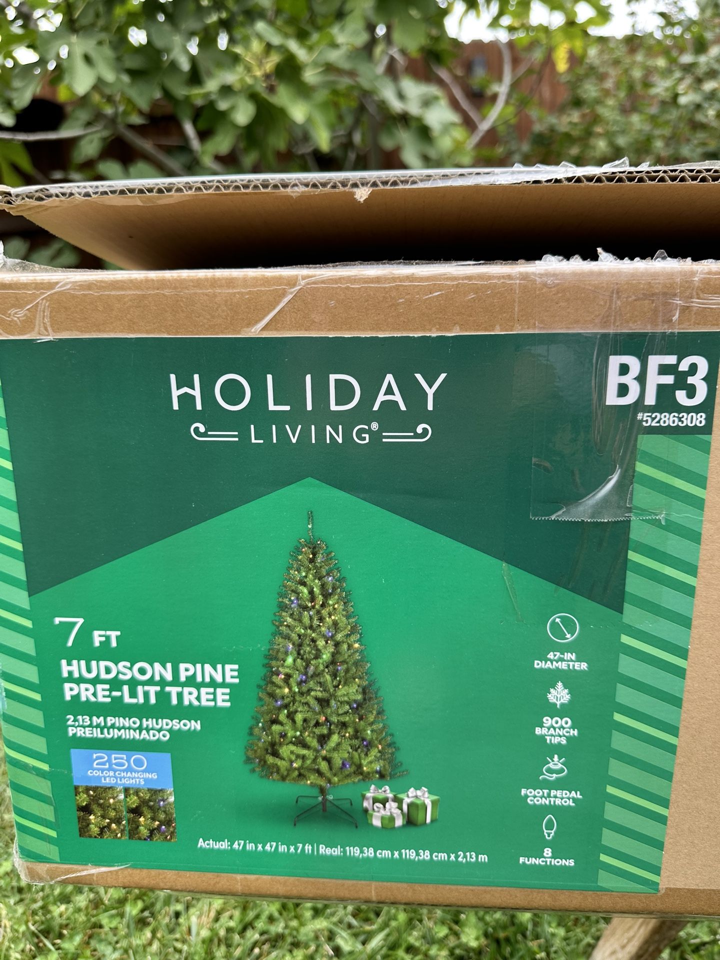 Hudson Pine Pre-lite 7fit CHRISTMAS TREE