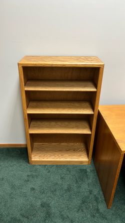 Wood shelf bookcase