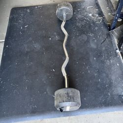 110  pound curling bar